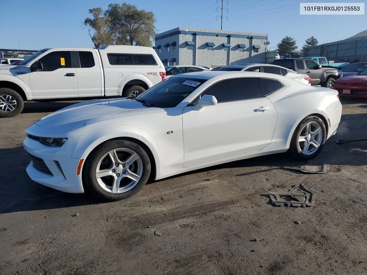 2018 Chevrolet Camaro Lt VIN: 1G1FB1RX0J0125553 Lot: 76918214