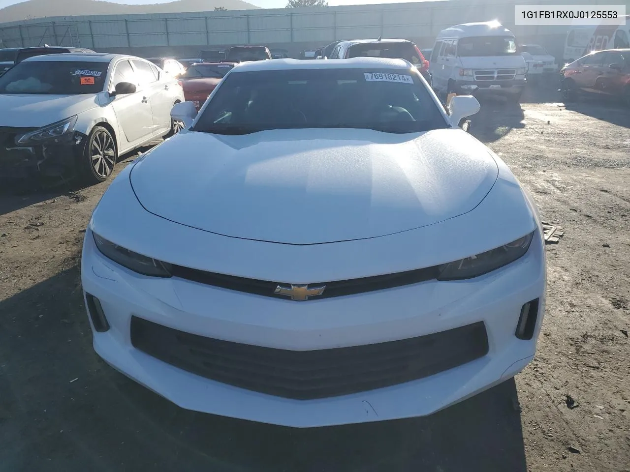 2018 Chevrolet Camaro Lt VIN: 1G1FB1RX0J0125553 Lot: 76918214