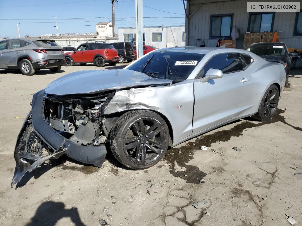 2018 Chevrolet Camaro Lt VIN: 1G1FB1RX6J0103962 Lot: 77028304