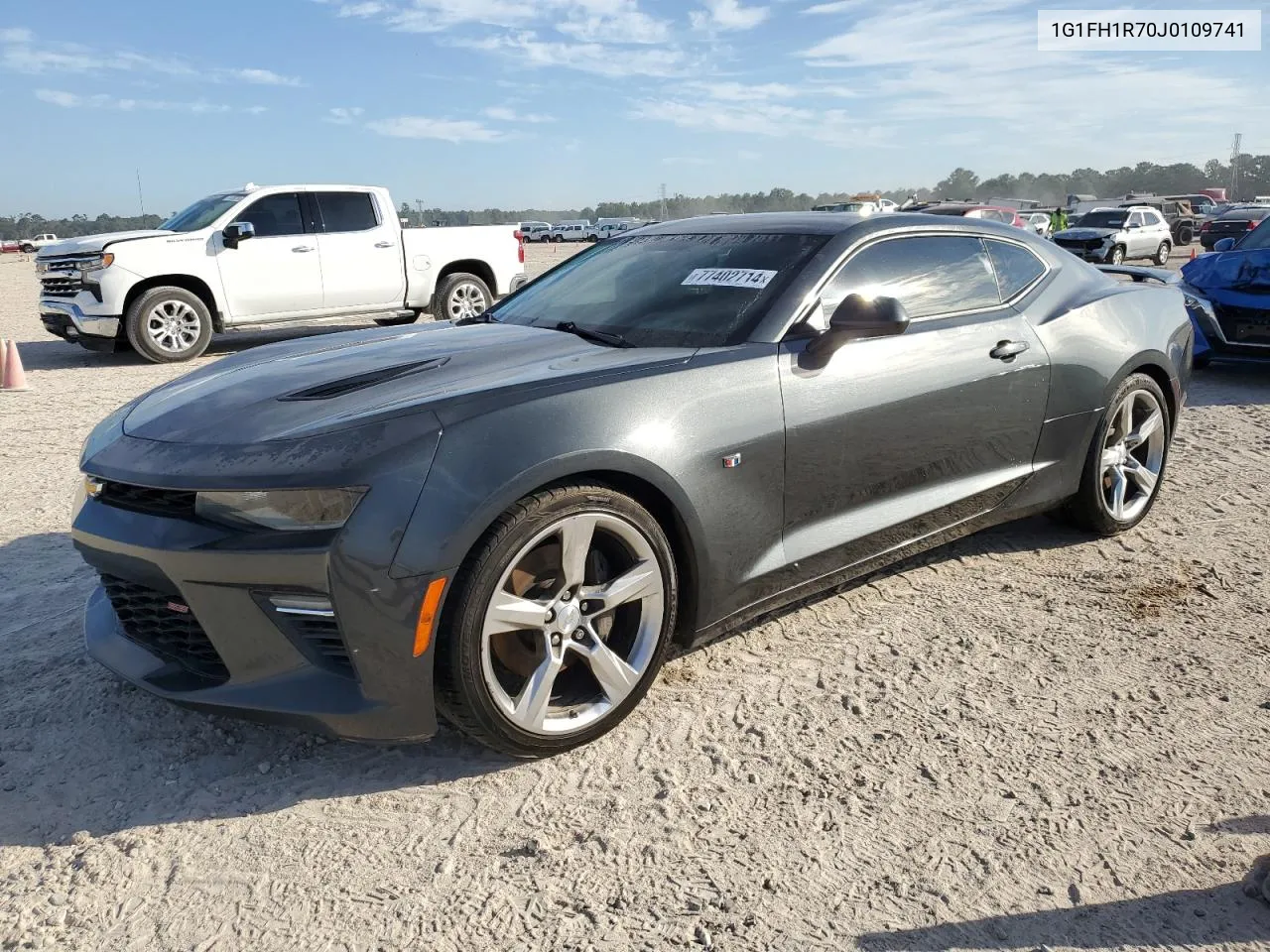 2018 Chevrolet Camaro Ss VIN: 1G1FH1R70J0109741 Lot: 77402714