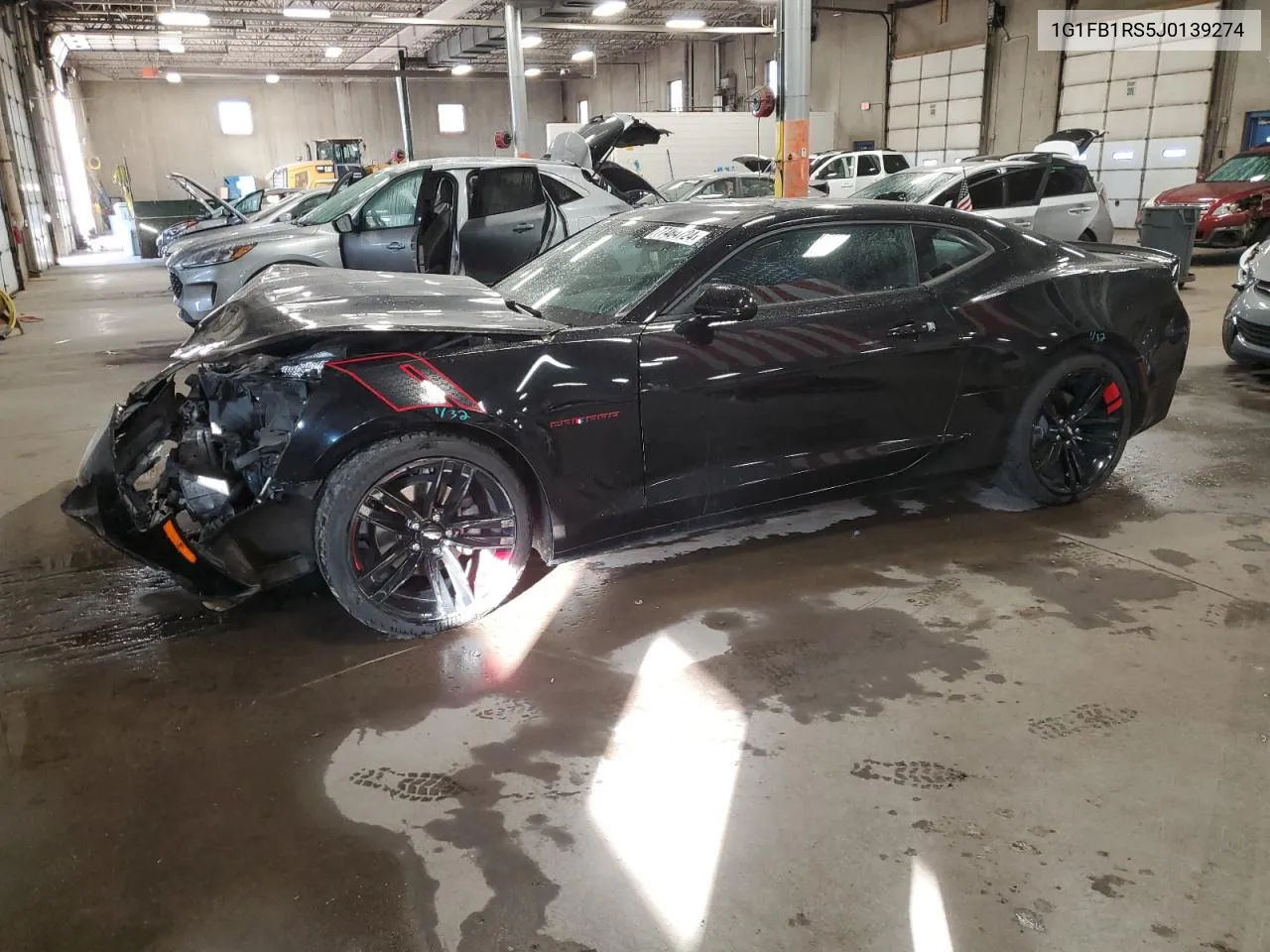 2018 Chevrolet Camaro Lt VIN: 1G1FB1RS5J0139274 Lot: 77484724