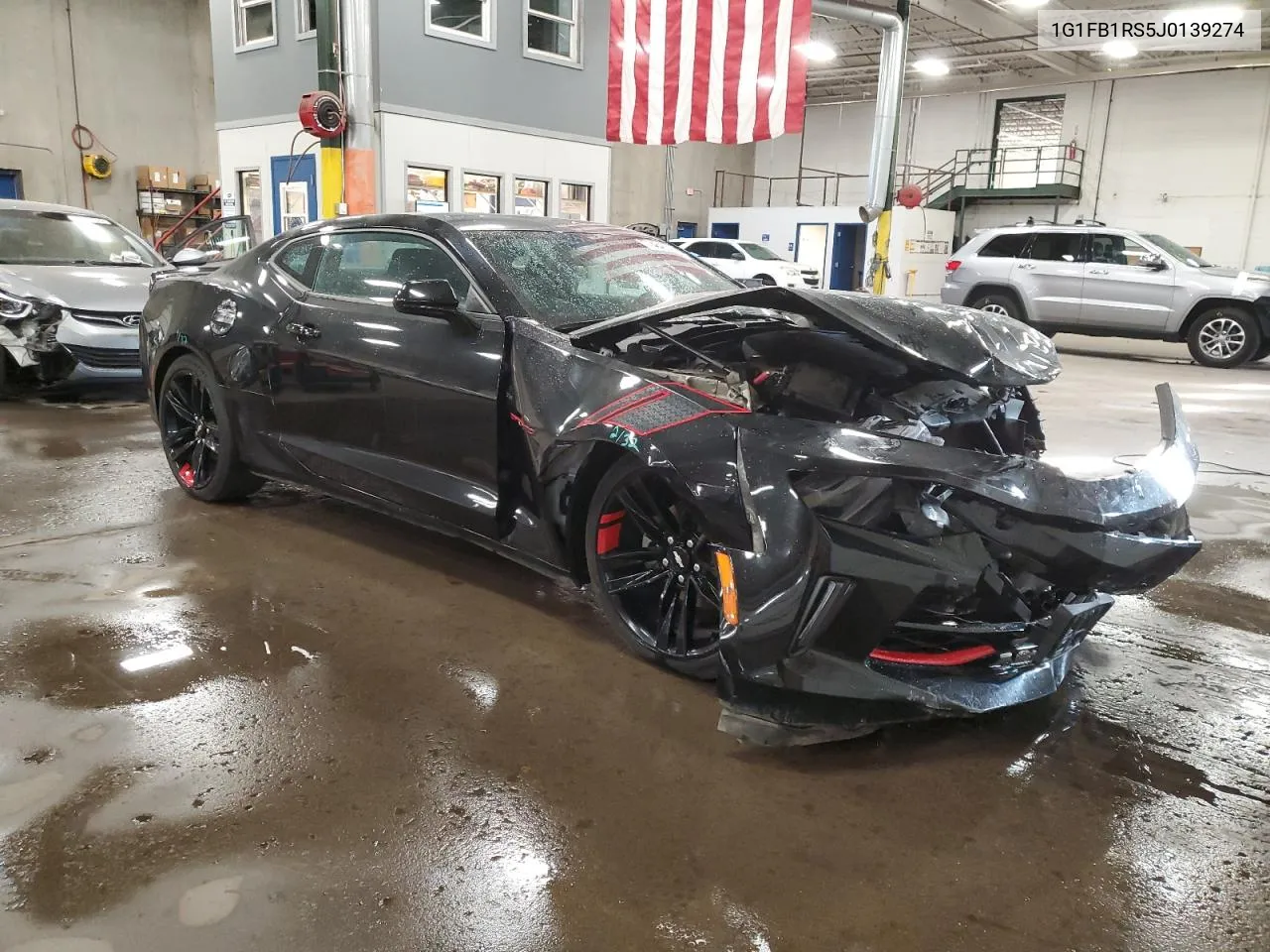 2018 Chevrolet Camaro Lt VIN: 1G1FB1RS5J0139274 Lot: 77484724