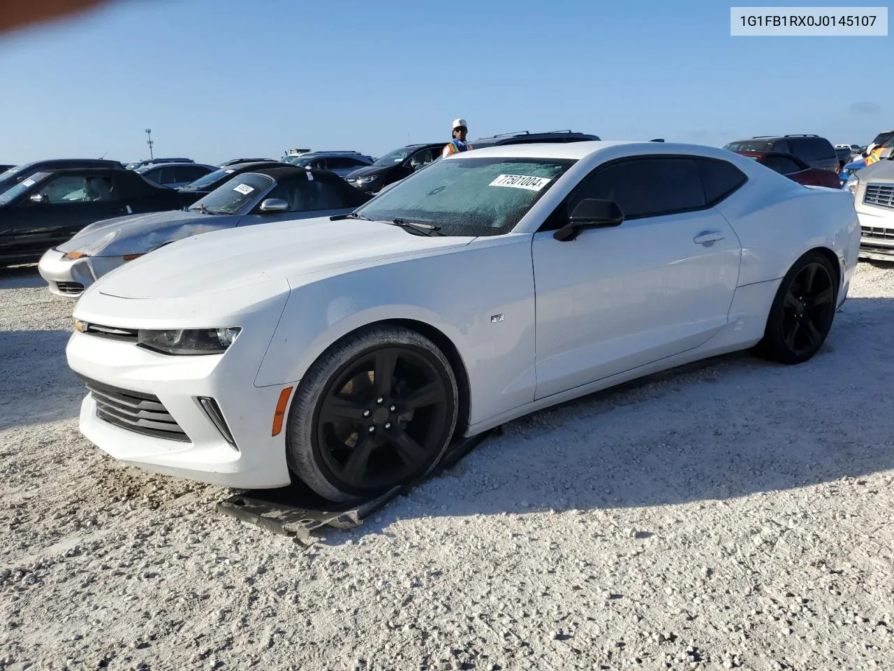 2018 Chevrolet Camaro Lt VIN: 1G1FB1RX0J0145107 Lot: 77501004