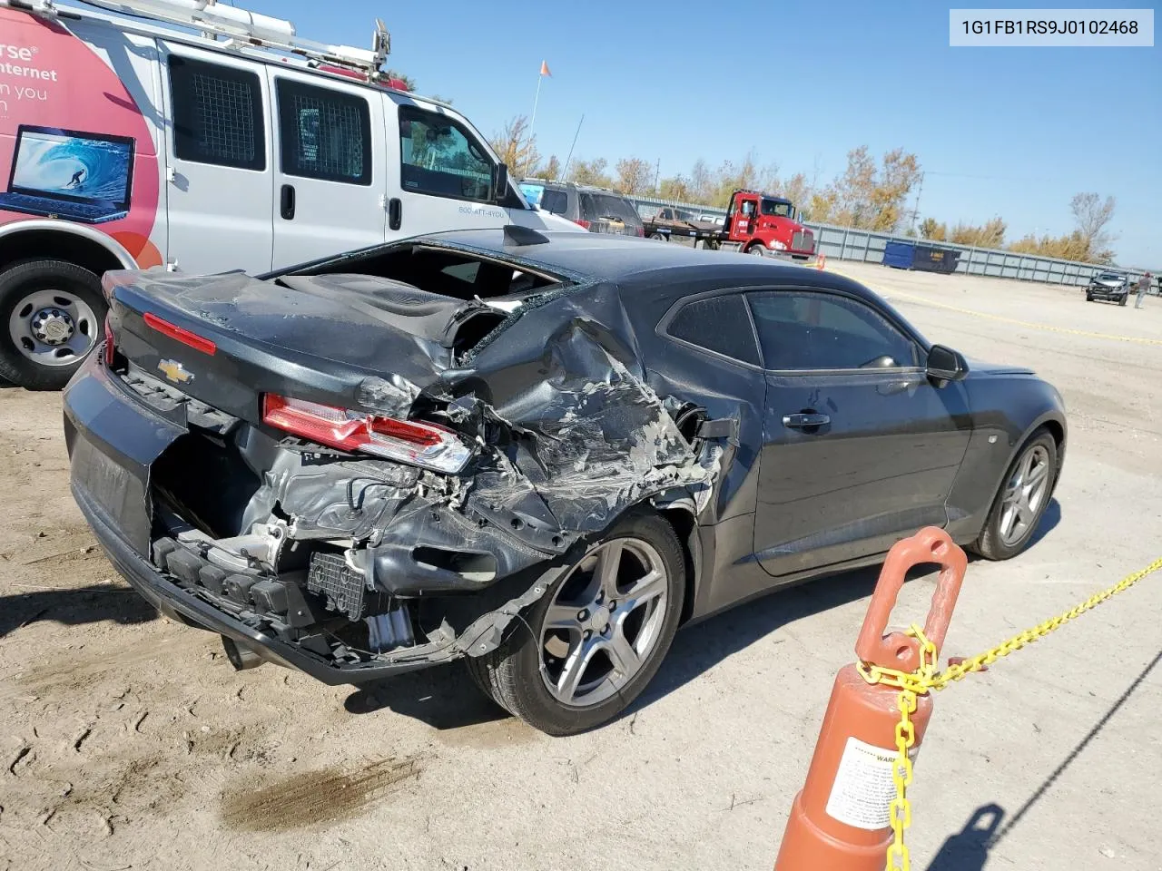 2018 Chevrolet Camaro Lt VIN: 1G1FB1RS9J0102468 Lot: 77666584