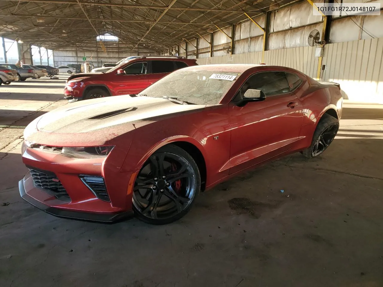 2018 Chevrolet Camaro Ss VIN: 1G1FG1R72J0148107 Lot: 78321114