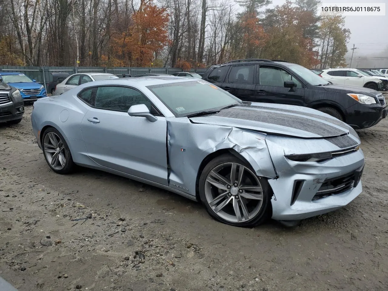 2018 Chevrolet Camaro Lt VIN: 1G1FB1RS6J0118675 Lot: 78428784