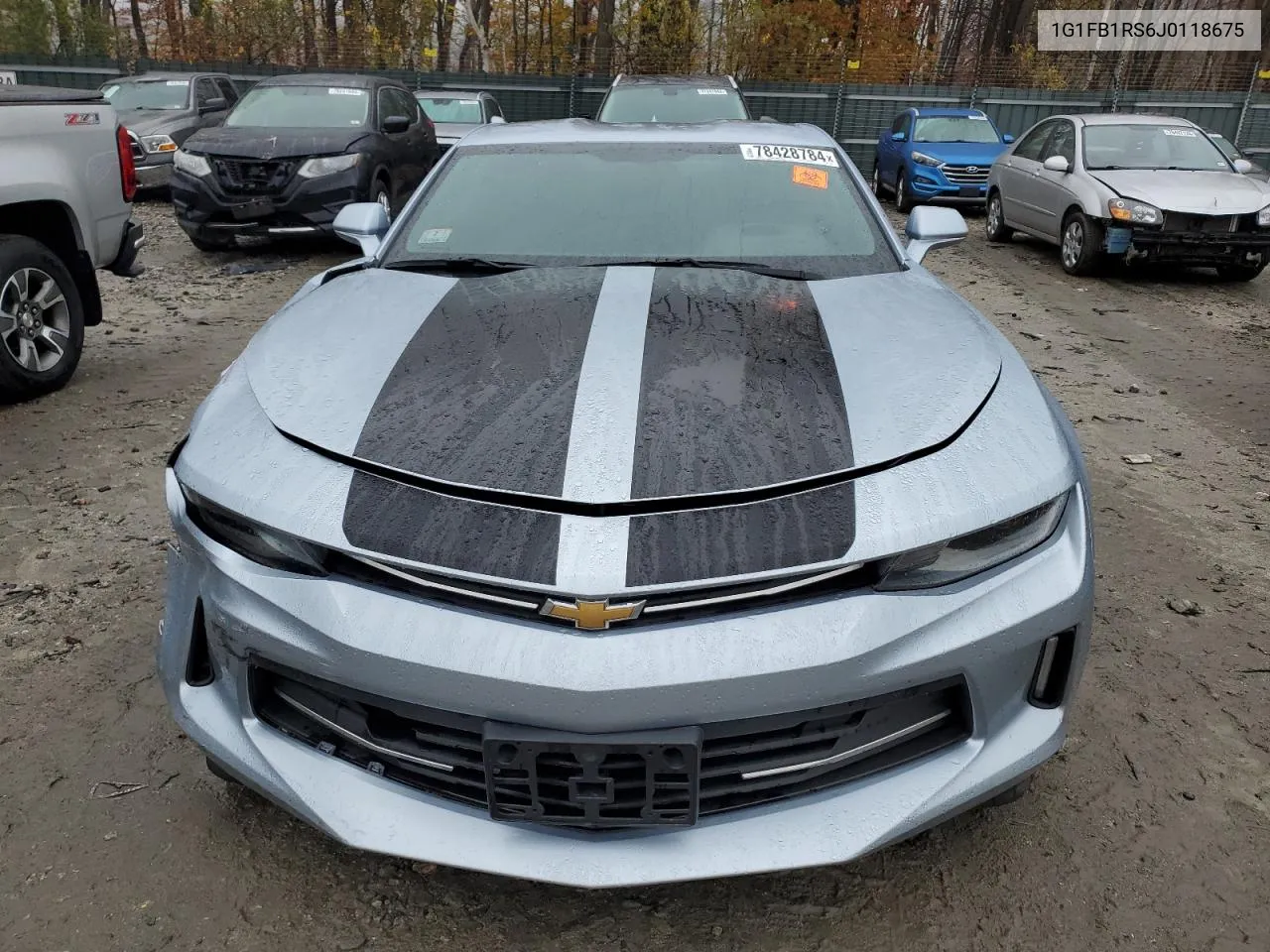 2018 Chevrolet Camaro Lt VIN: 1G1FB1RS6J0118675 Lot: 78428784