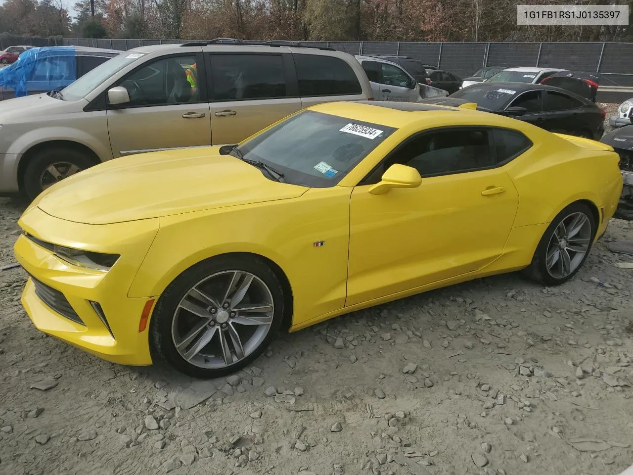 1G1FB1RS1J0135397 2018 Chevrolet Camaro Lt