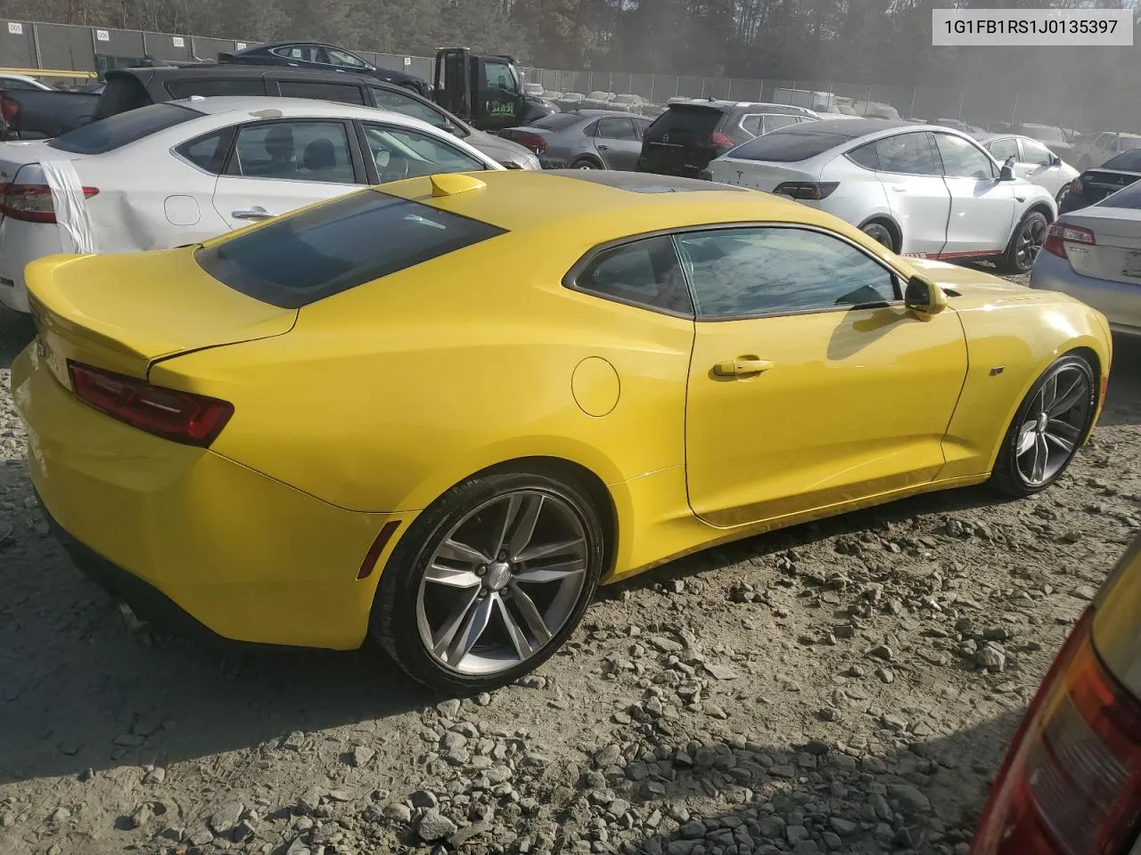 1G1FB1RS1J0135397 2018 Chevrolet Camaro Lt