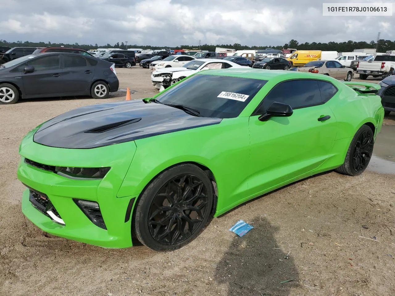 2018 Chevrolet Camaro Ss VIN: 1G1FE1R78J0106613 Lot: 78816204