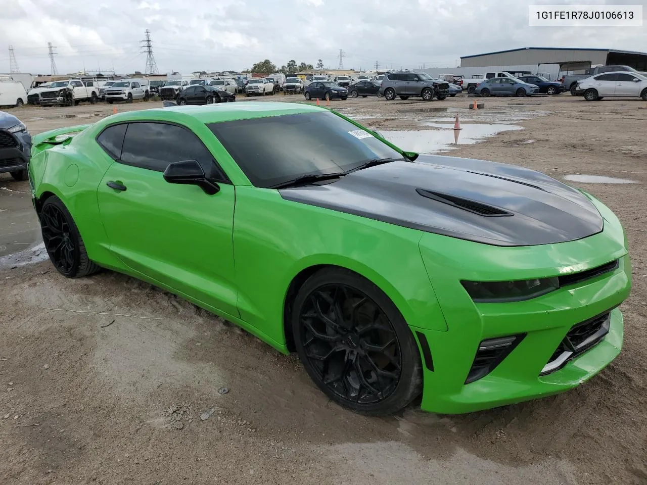 2018 Chevrolet Camaro Ss VIN: 1G1FE1R78J0106613 Lot: 78816204