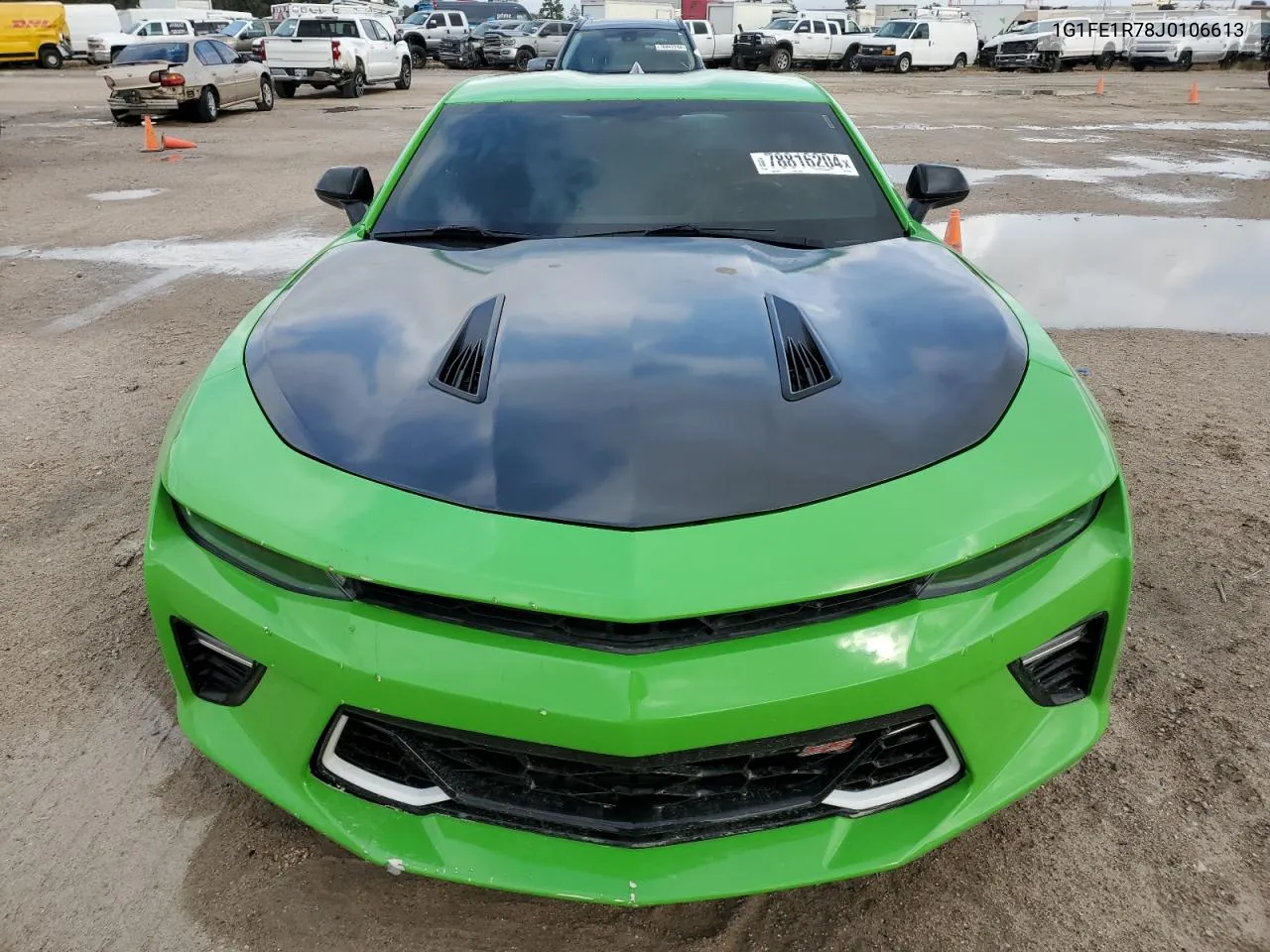 2018 Chevrolet Camaro Ss VIN: 1G1FE1R78J0106613 Lot: 78816204