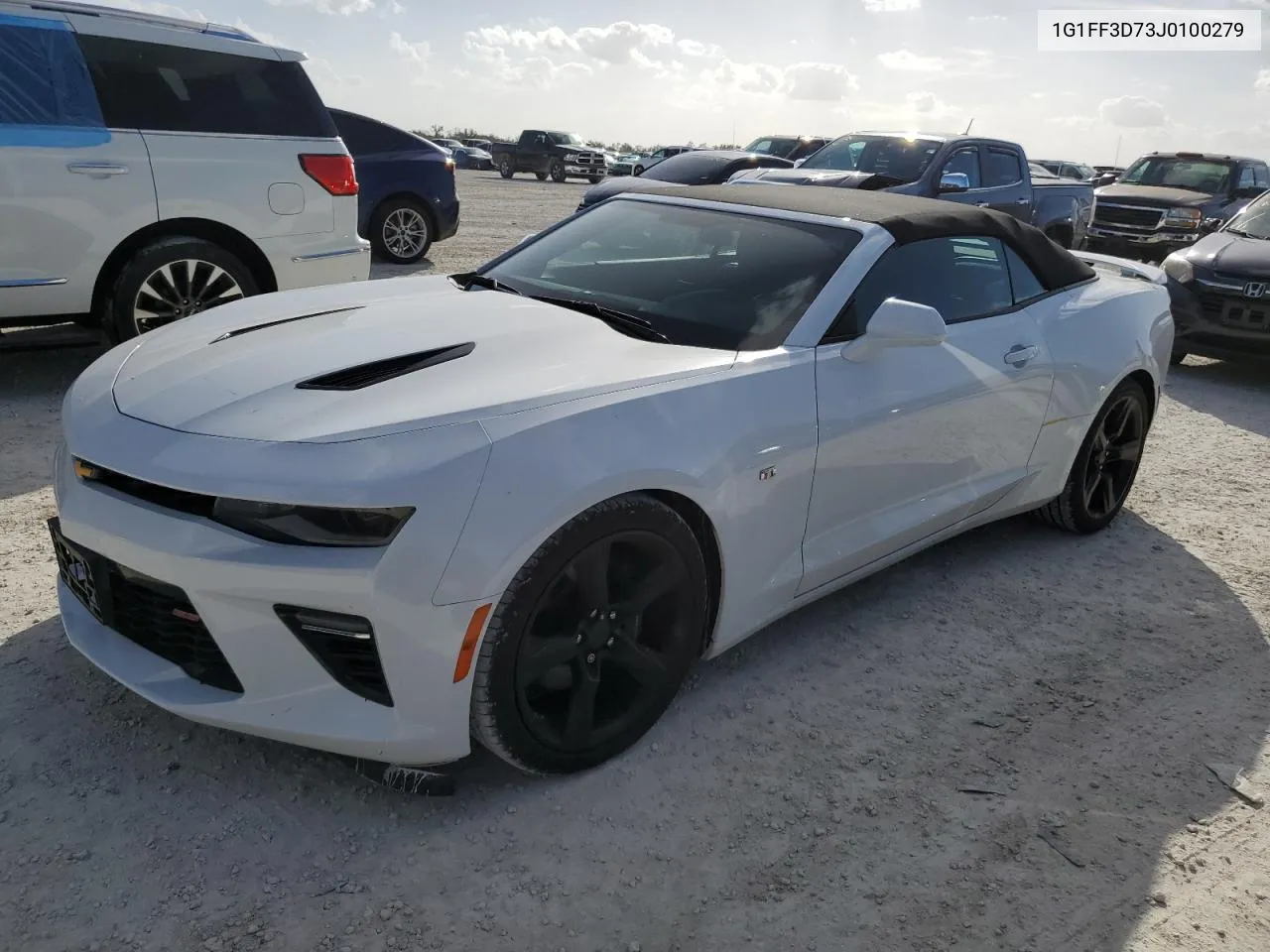 2018 Chevrolet Camaro Ss VIN: 1G1FF3D73J0100279 Lot: 78880084