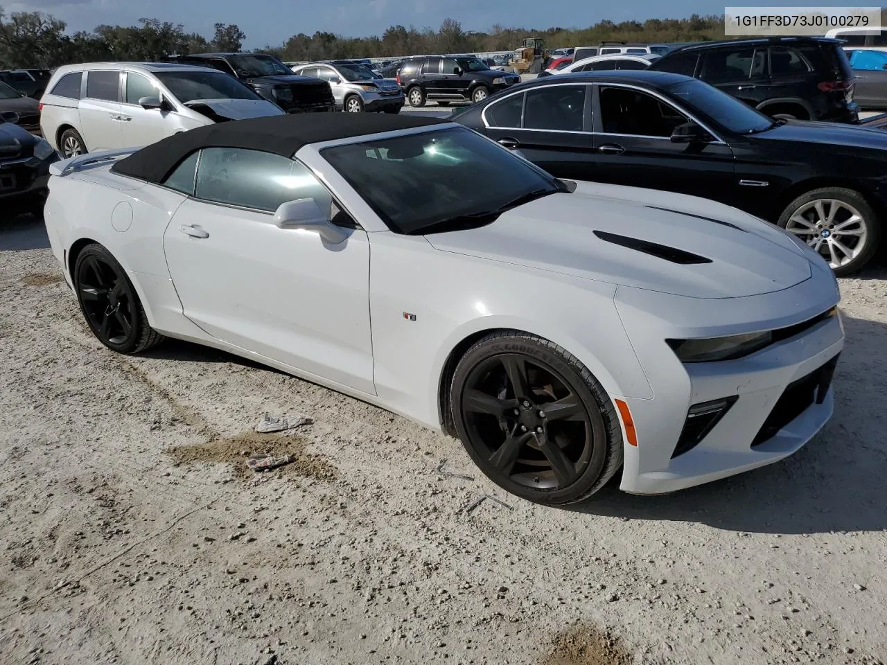 2018 Chevrolet Camaro Ss VIN: 1G1FF3D73J0100279 Lot: 78880084