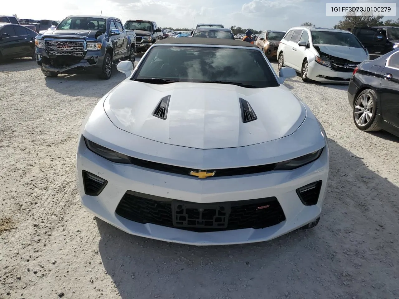 2018 Chevrolet Camaro Ss VIN: 1G1FF3D73J0100279 Lot: 78880084