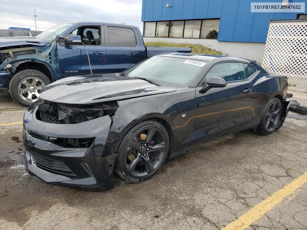 2018 Chevrolet Camaro Lt VIN: 1G1FB1RS7J0147652 Lot: 79285034