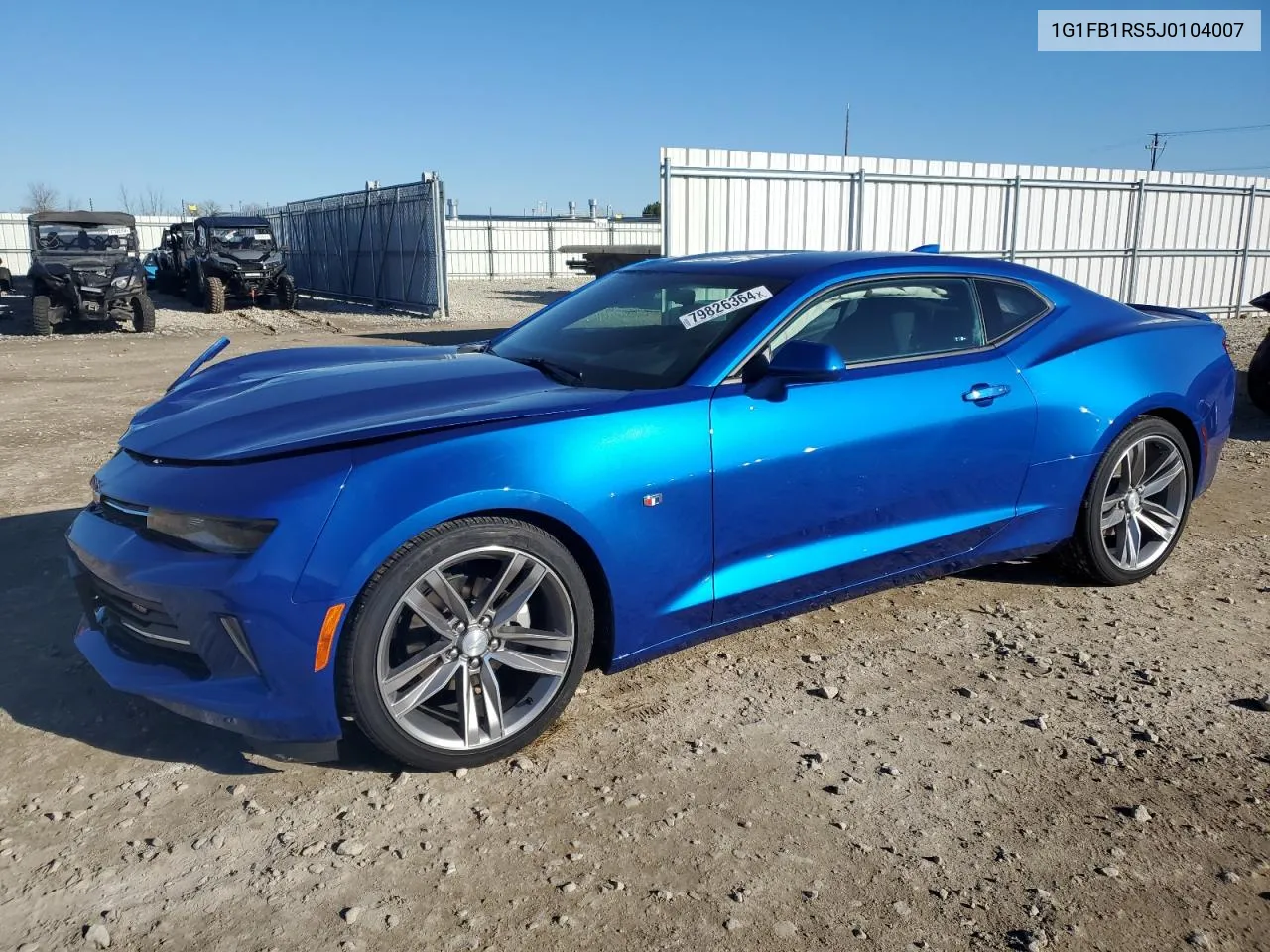 2018 Chevrolet Camaro Lt VIN: 1G1FB1RS5J0104007 Lot: 79826364