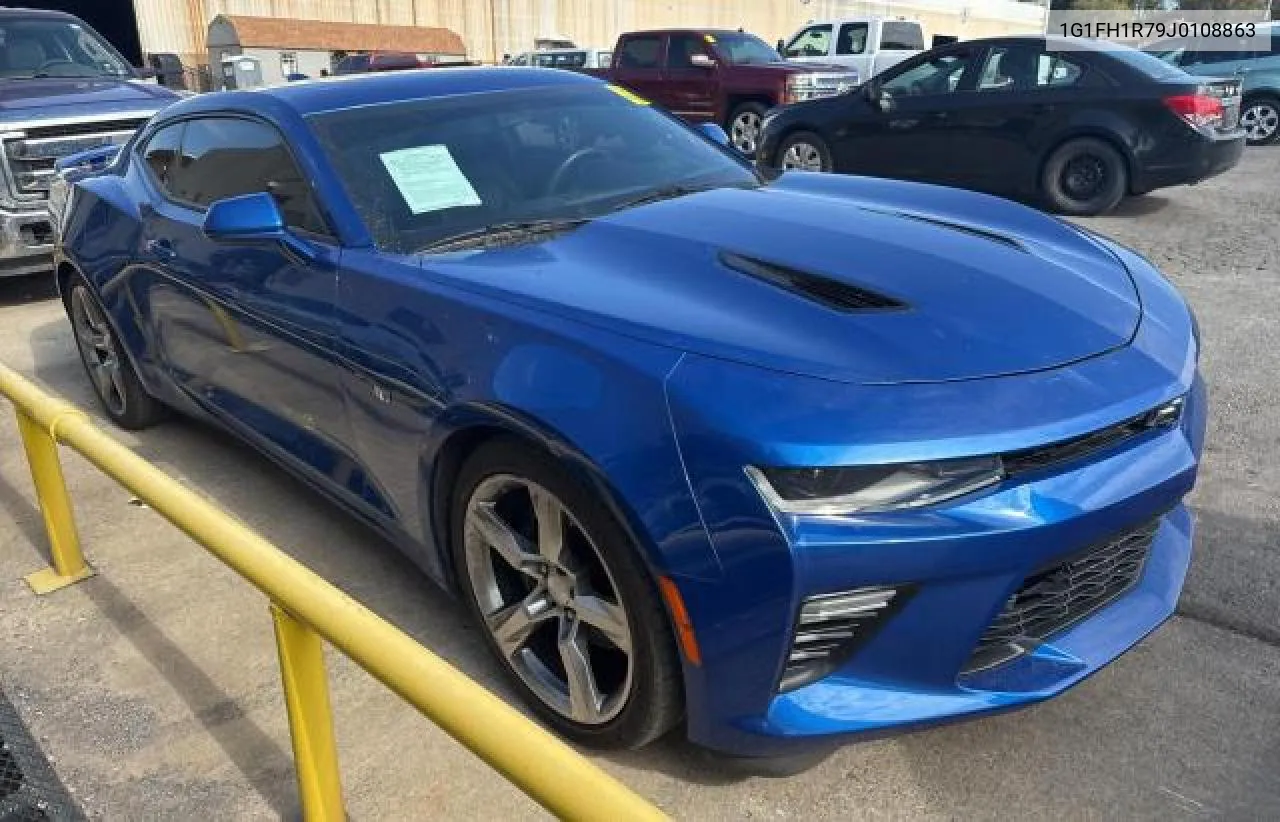 2018 Chevrolet Camaro Ss VIN: 1G1FH1R79J0108863 Lot: 80081954