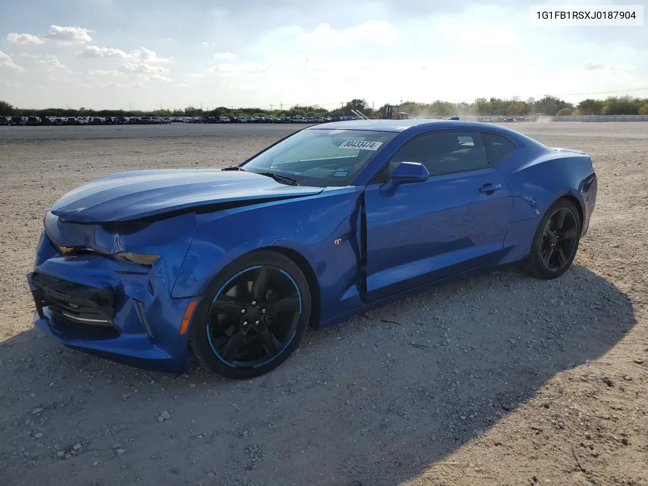 2018 Chevrolet Camaro Lt VIN: 1G1FB1RSXJ0187904 Lot: 80433474