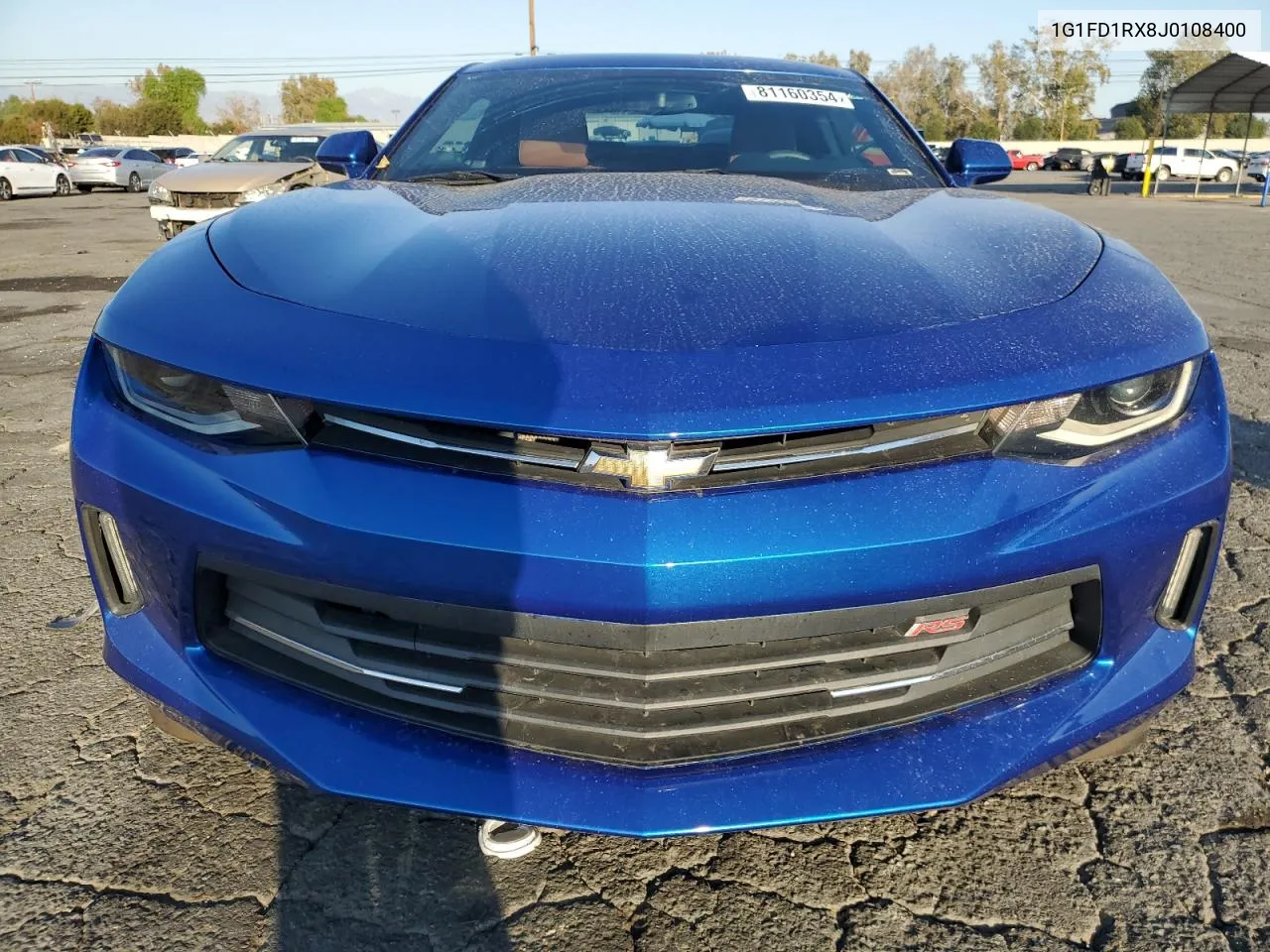 2018 Chevrolet Camaro Lt VIN: 1G1FD1RX8J0108400 Lot: 81160354