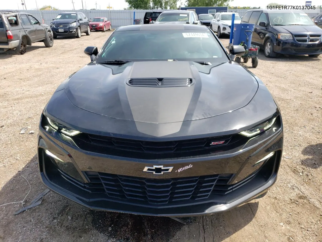 2019 Chevrolet Camaro Ss VIN: 1G1FE1R77K0137045 Lot: 57449654