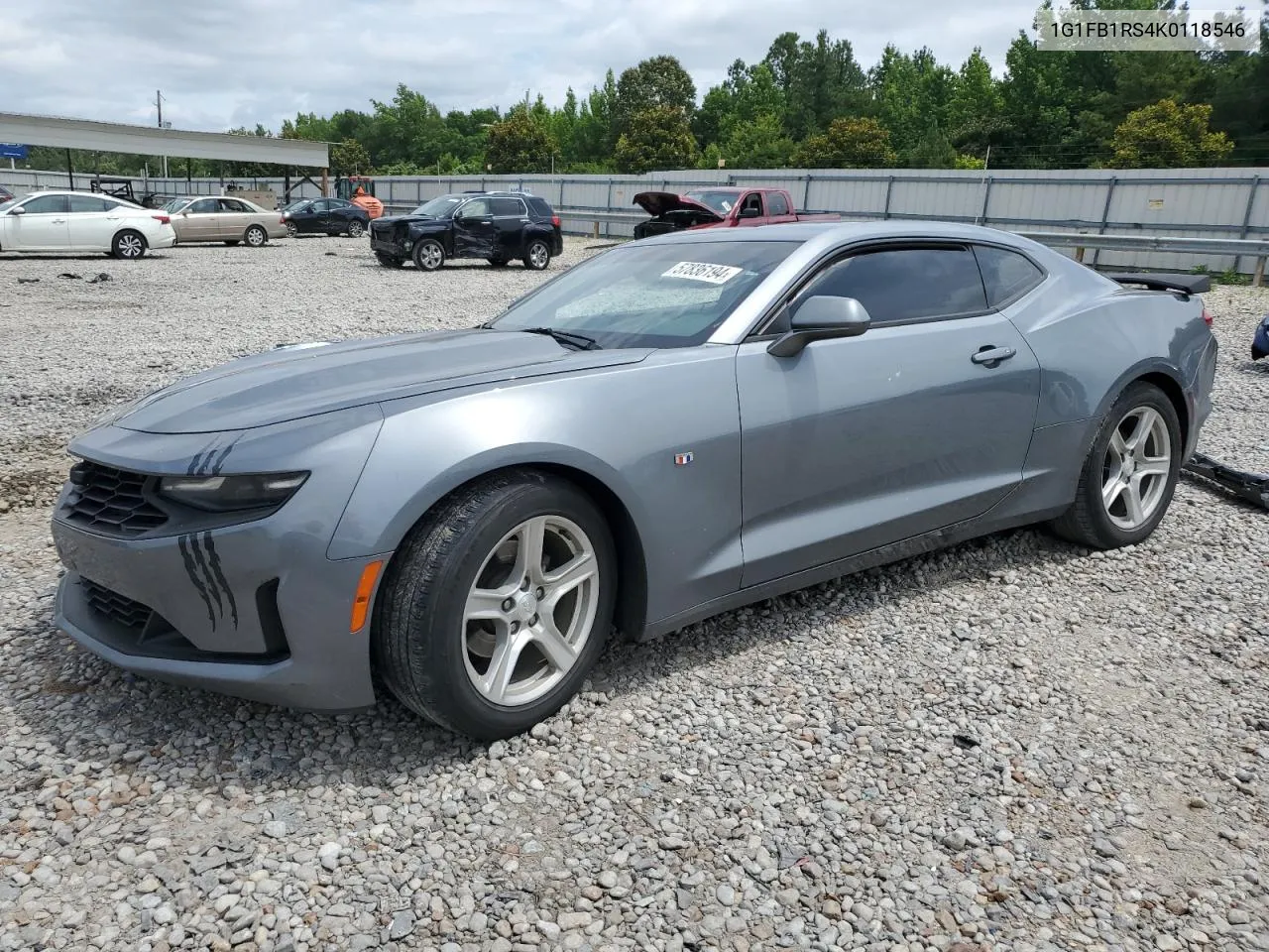 2019 Chevrolet Camaro Ls VIN: 1G1FB1RS4K0118546 Lot: 57836194