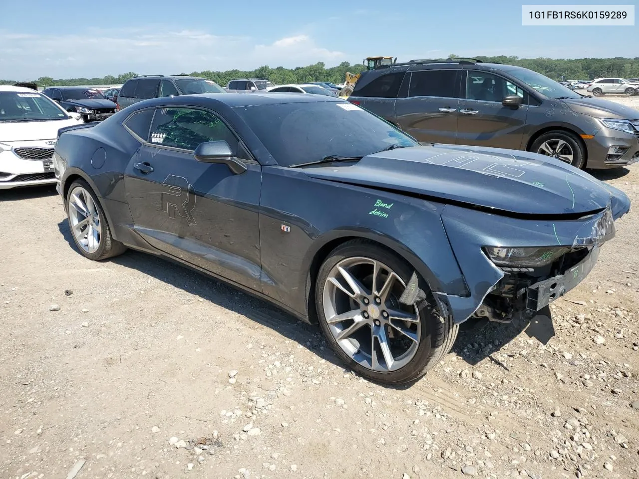 2019 Chevrolet Camaro Ls VIN: 1G1FB1RS6K0159289 Lot: 58920764