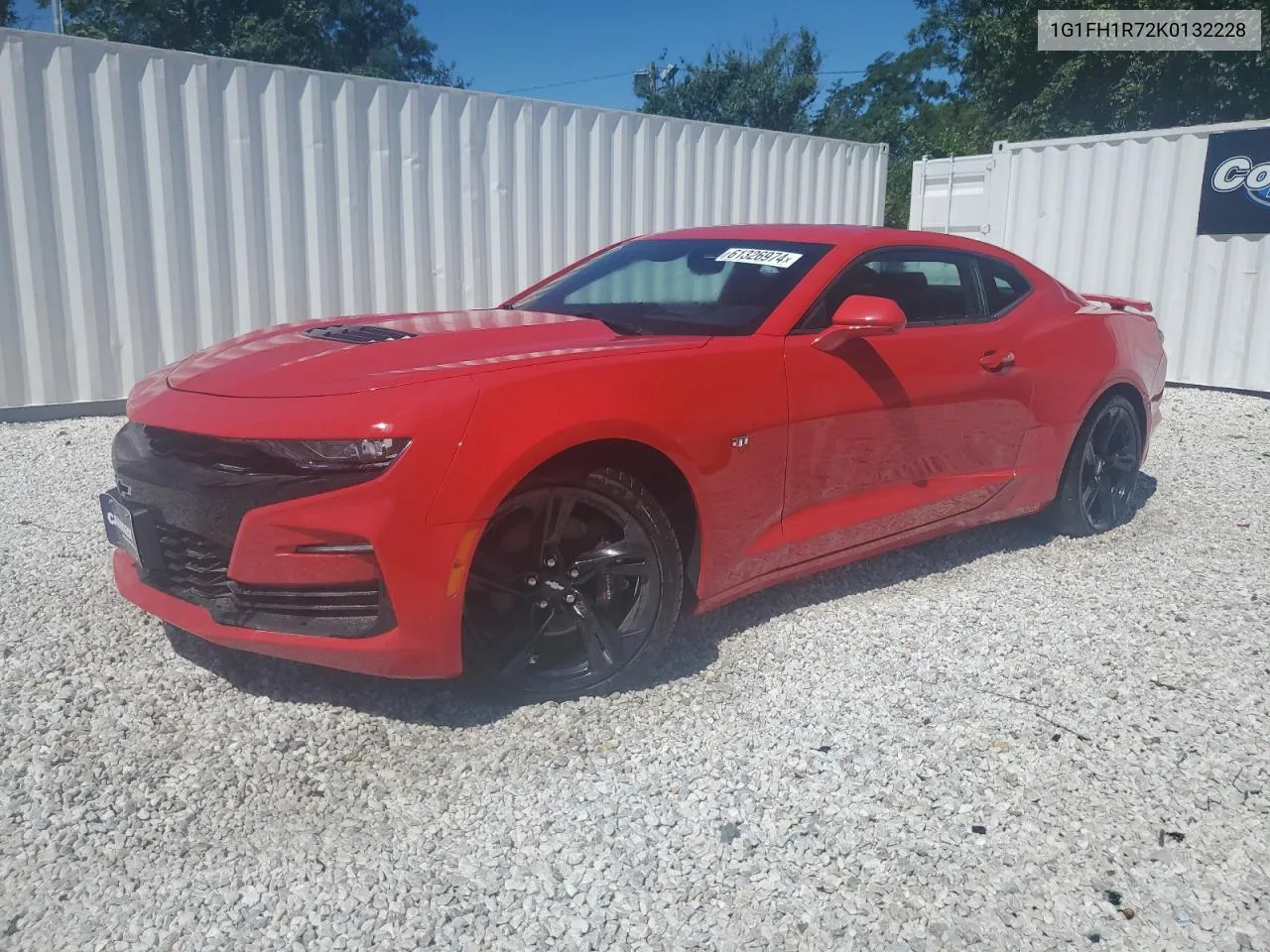 2019 Chevrolet Camaro Ss VIN: 1G1FH1R72K0132228 Lot: 61326974