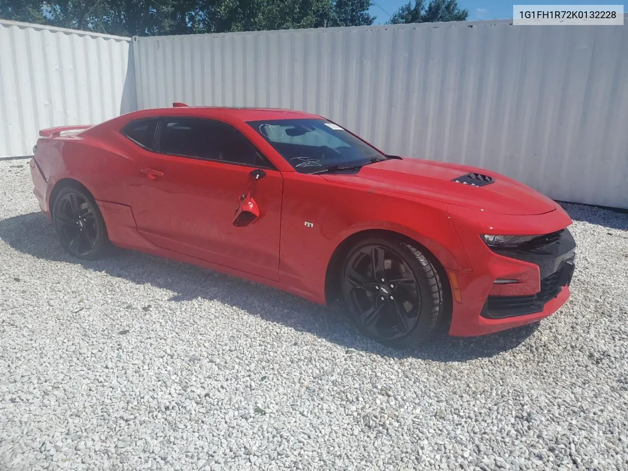 2019 Chevrolet Camaro Ss VIN: 1G1FH1R72K0132228 Lot: 61326974