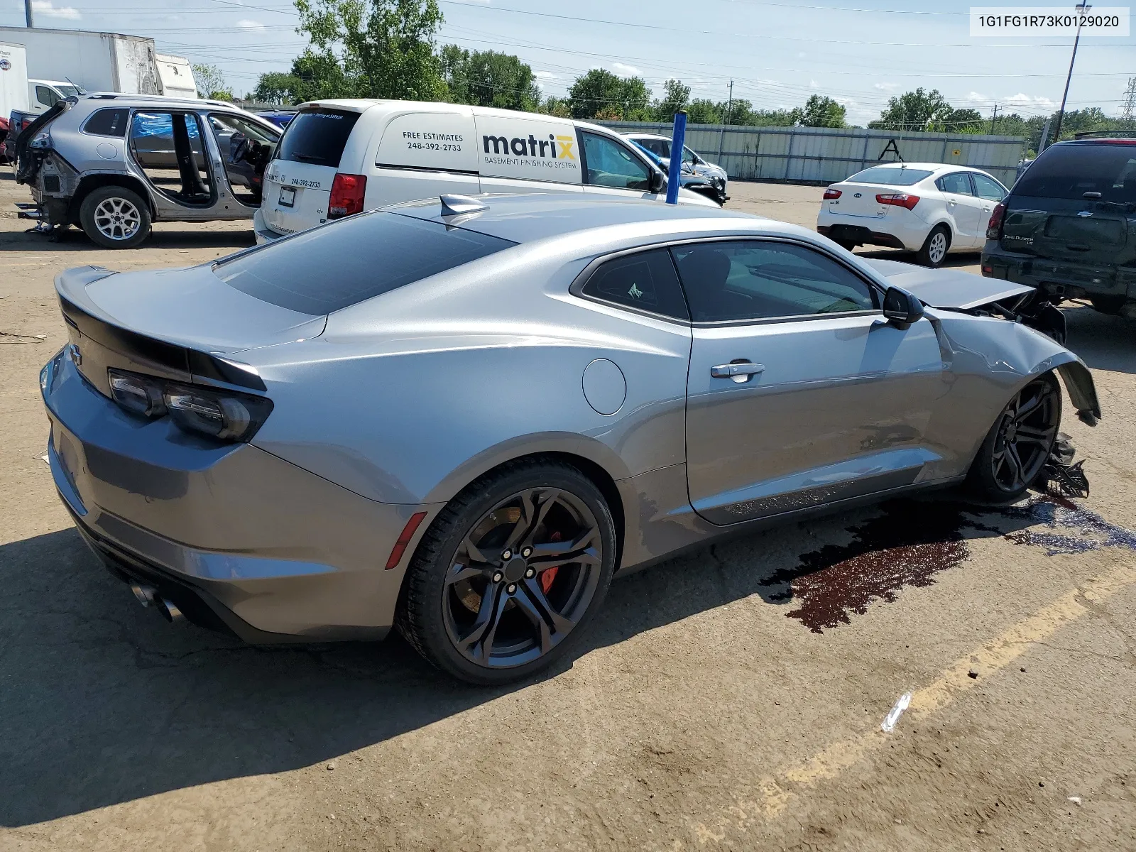 2019 Chevrolet Camaro Ss VIN: 1G1FG1R73K0129020 Lot: 62740204