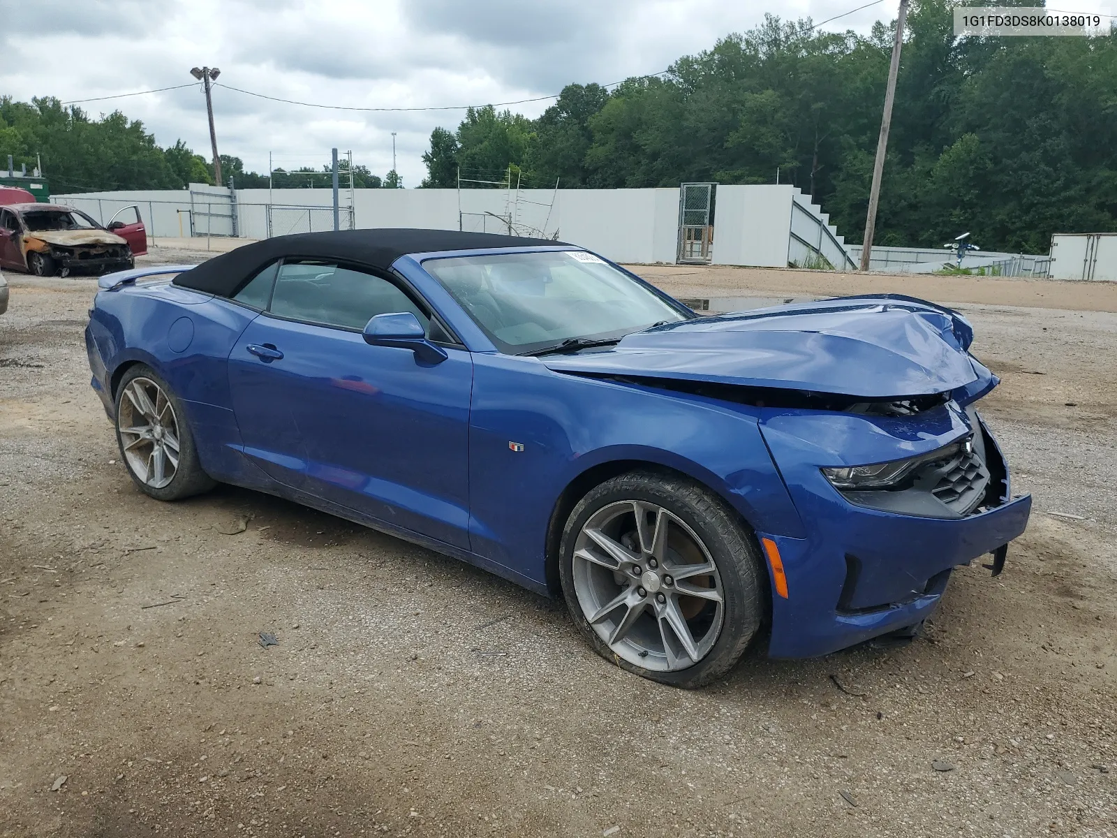 2019 Chevrolet Camaro Lt VIN: 1G1FD3DS8K0138019 Lot: 63545364