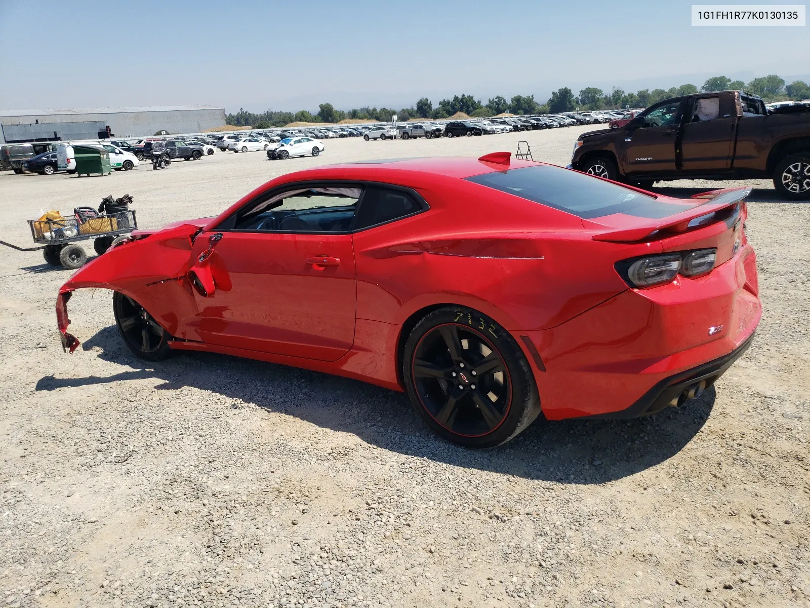 2019 Chevrolet Camaro Ss VIN: 1G1FH1R77K0130135 Lot: 64083764