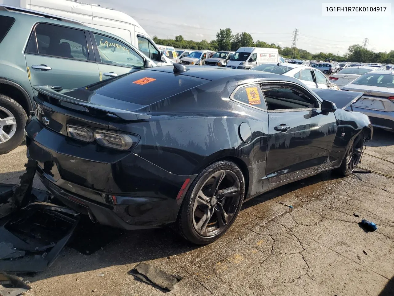 2019 Chevrolet Camaro Ss VIN: 1G1FH1R76K0104917 Lot: 65942444