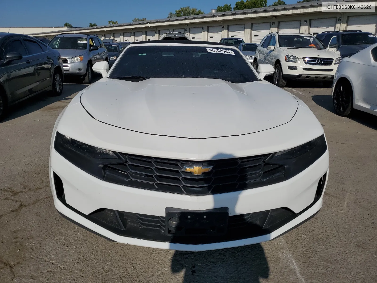 2019 Chevrolet Camaro Ls VIN: 1G1FB3DS8K0142626 Lot: 66700804