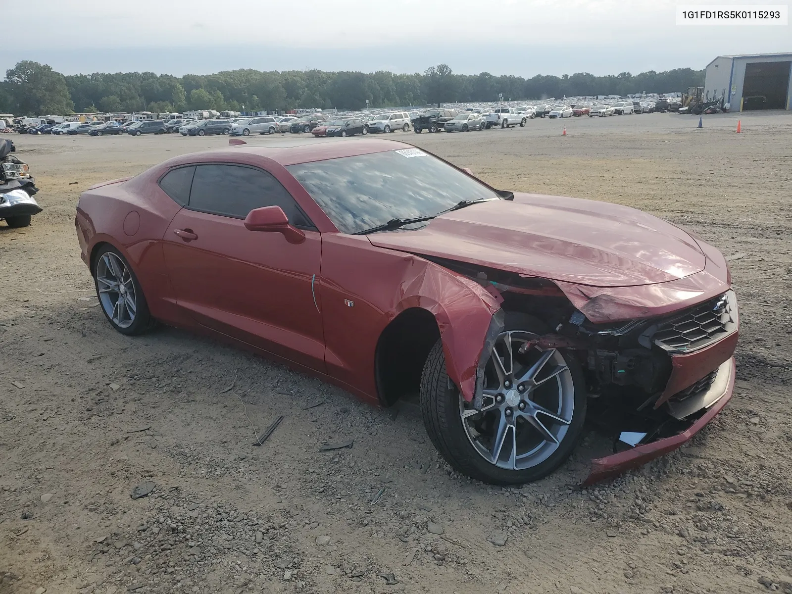 2019 Chevrolet Camaro Lt VIN: 1G1FD1RS5K0115293 Lot: 66948144