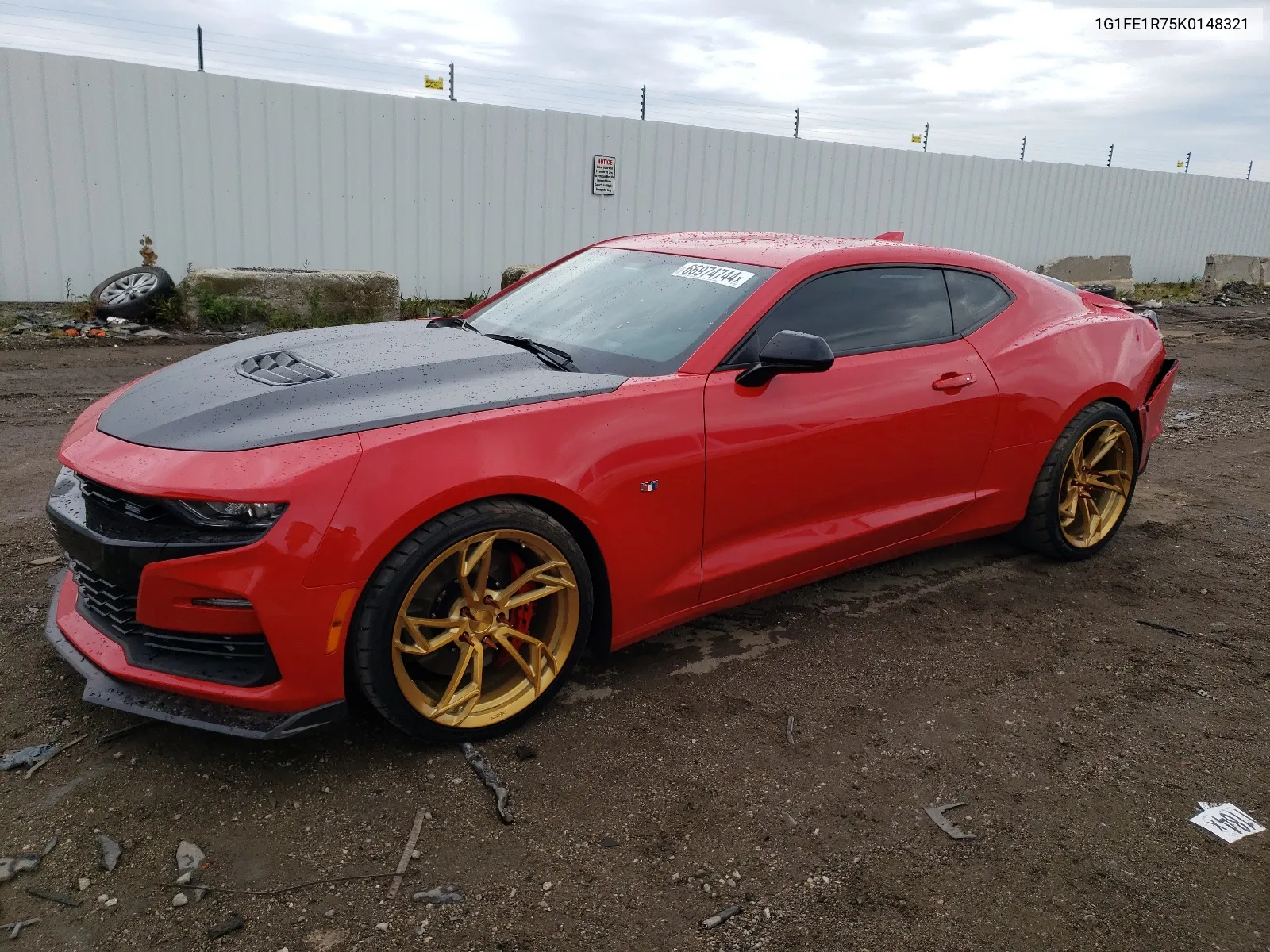 2019 Chevrolet Camaro Ss VIN: 1G1FE1R75K0148321 Lot: 66974744