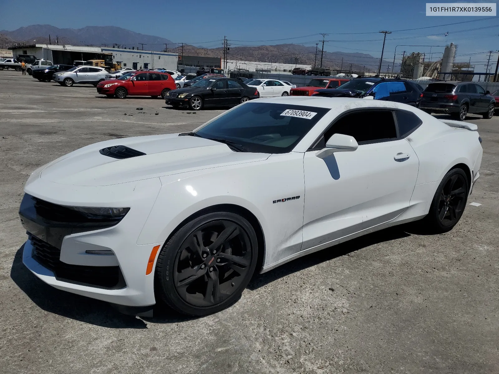 2019 Chevrolet Camaro Ss VIN: 1G1FH1R7XK0139556 Lot: 67093904