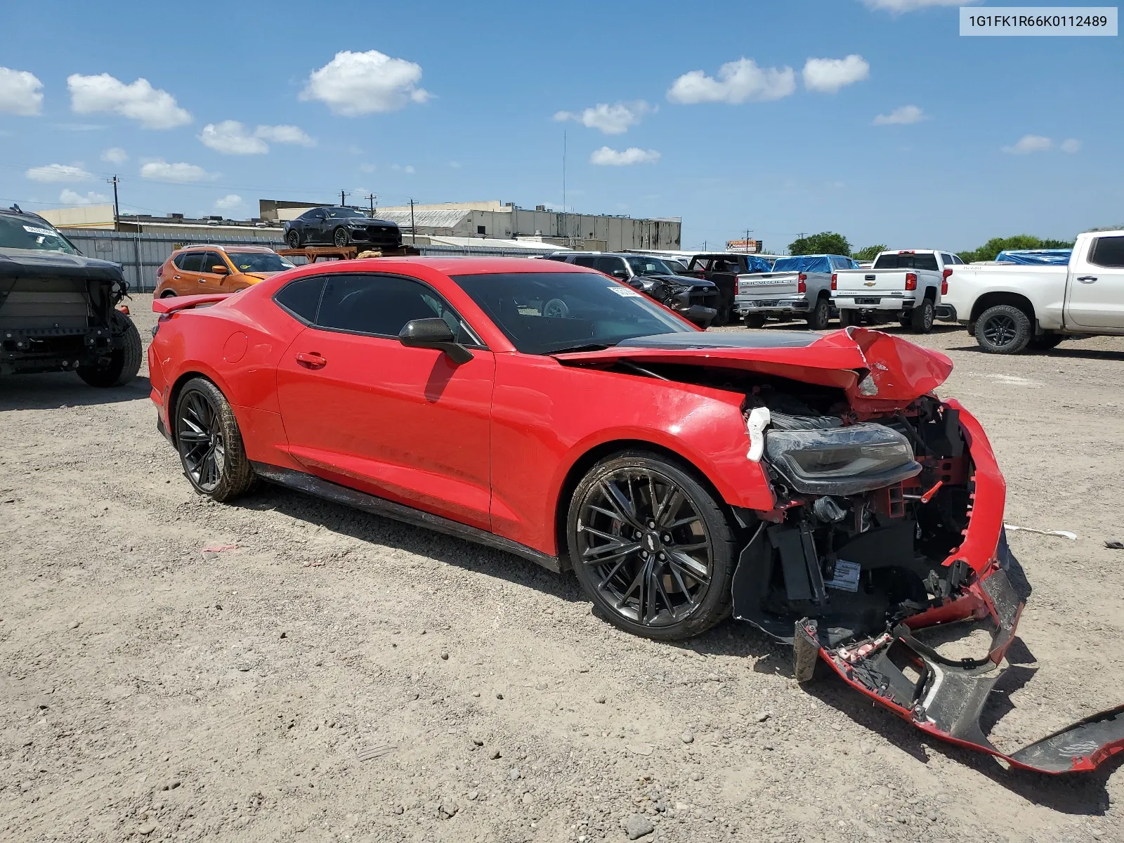 2019 Chevrolet Camaro Zl1 VIN: 1G1FK1R66K0112489 Lot: 67573924