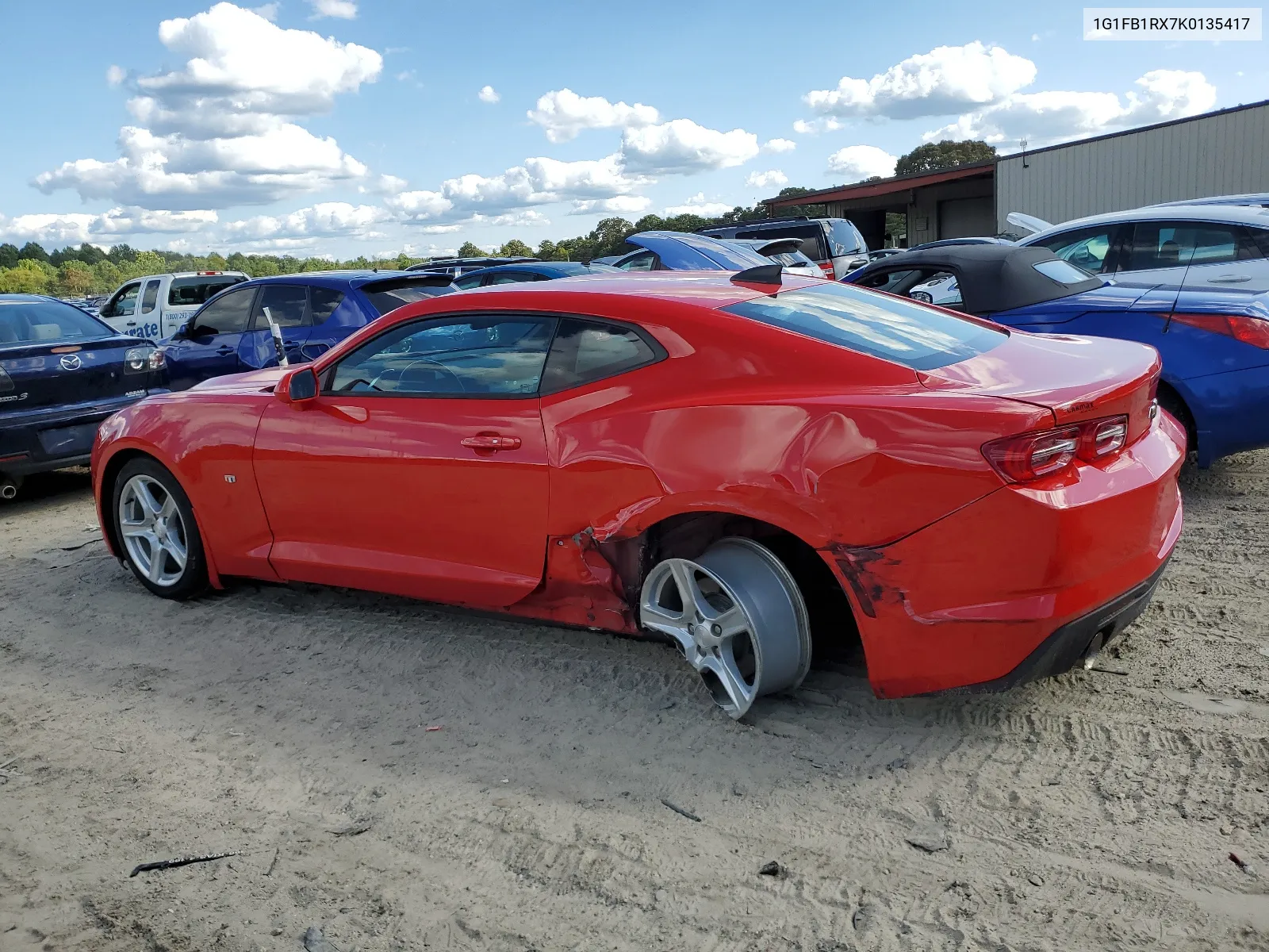 2019 Chevrolet Camaro Ls VIN: 1G1FB1RX7K0135417 Lot: 67860514