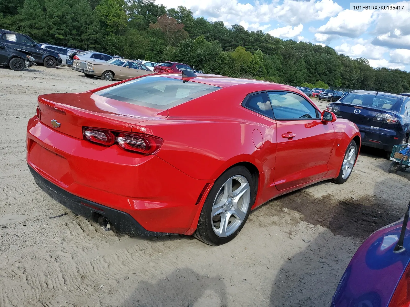 2019 Chevrolet Camaro Ls VIN: 1G1FB1RX7K0135417 Lot: 67860514