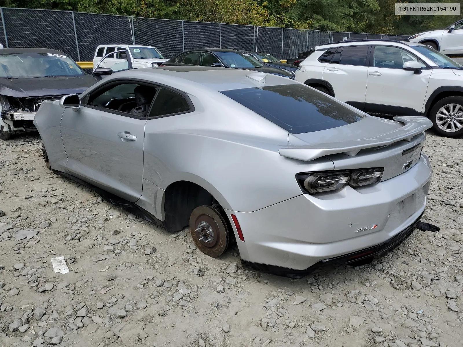 2019 Chevrolet Camaro Zl1 VIN: 1G1FK1R62K0154190 Lot: 69095234