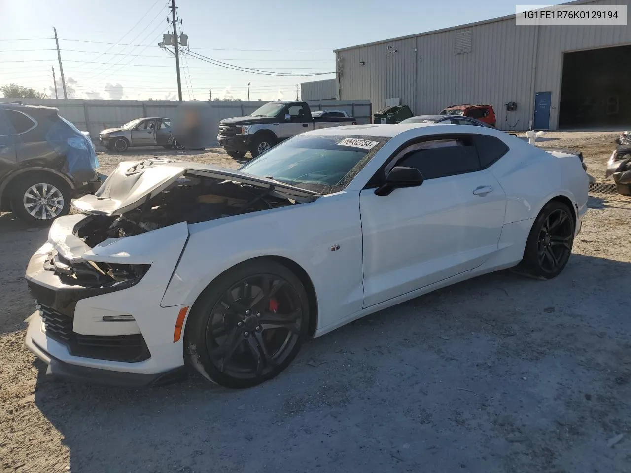 1G1FE1R76K0129194 2019 Chevrolet Camaro Ss