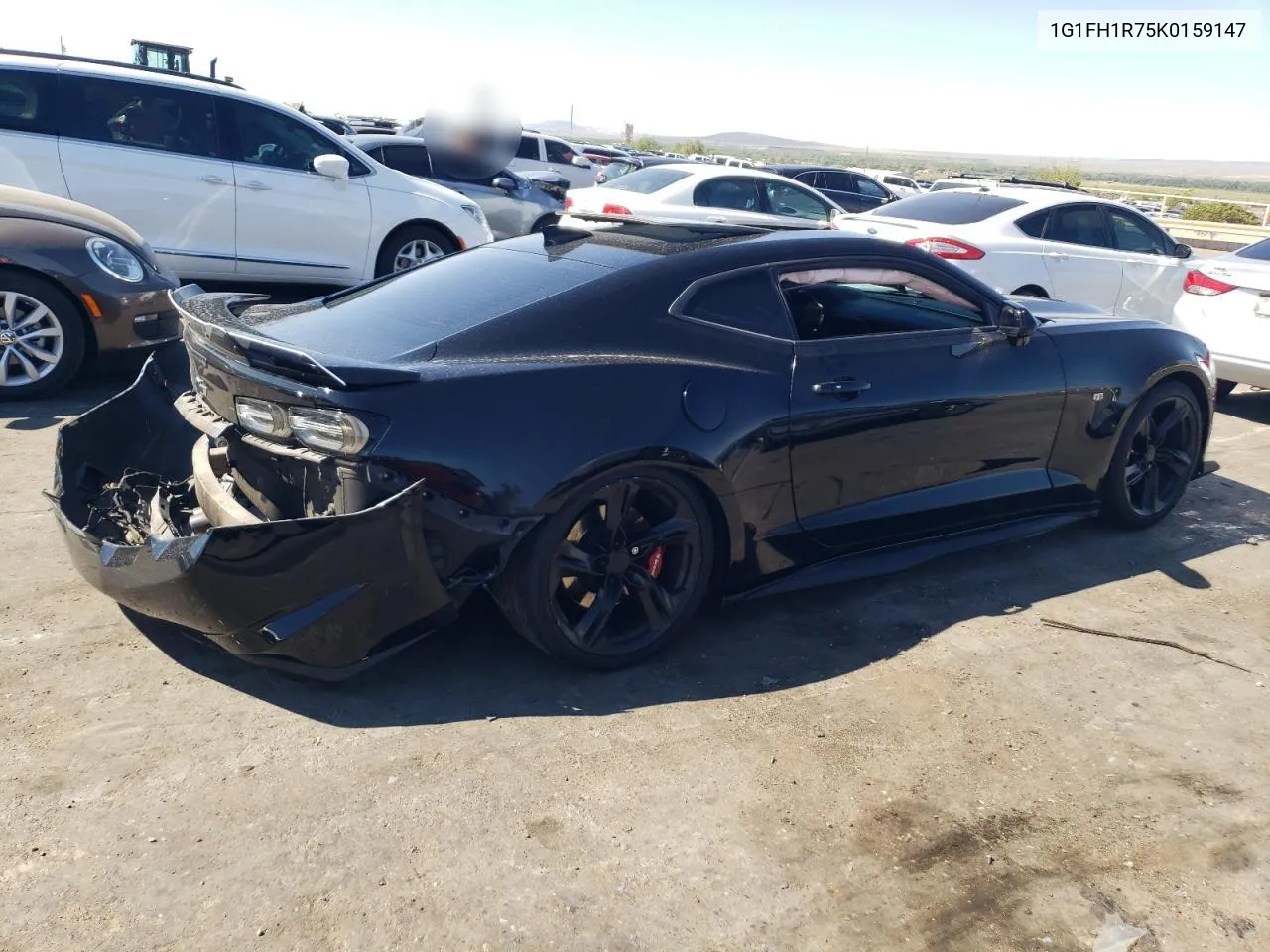 2019 Chevrolet Camaro Ss VIN: 1G1FH1R75K0159147 Lot: 70323964