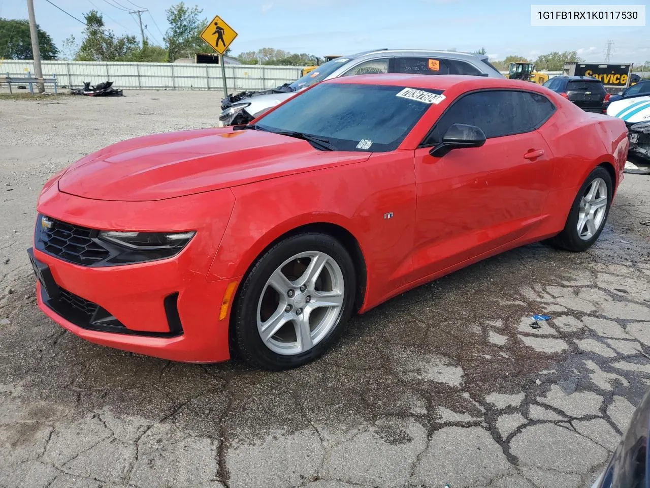 2019 Chevrolet Camaro Ls VIN: 1G1FB1RX1K0117530 Lot: 70387604