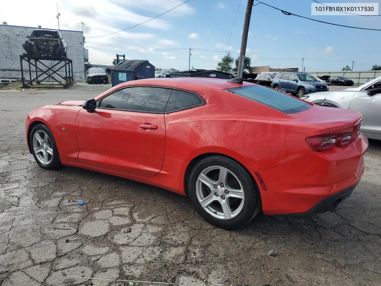 2019 Chevrolet Camaro Ls VIN: 1G1FB1RX1K0117530 Lot: 70387604