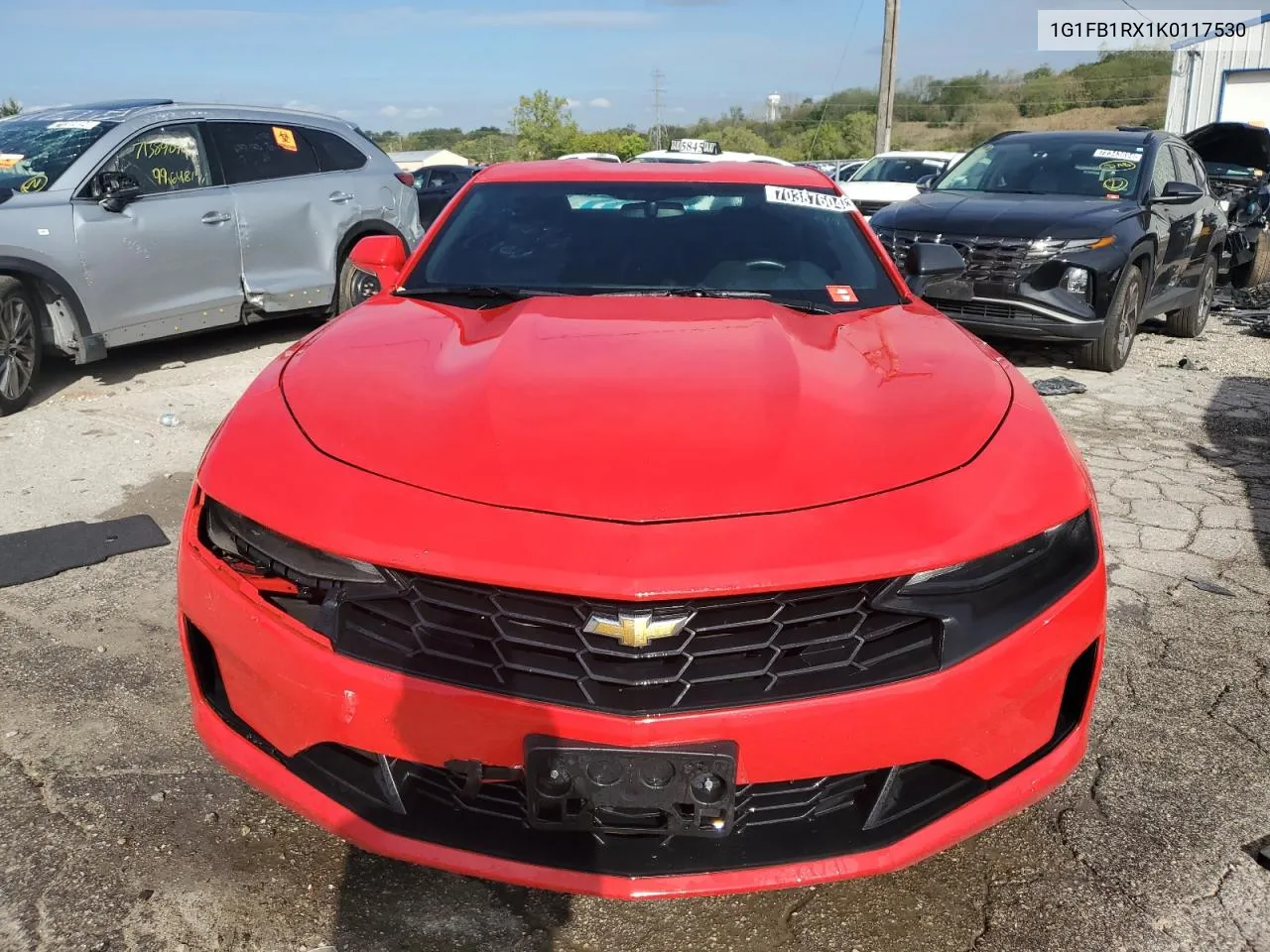 2019 Chevrolet Camaro Ls VIN: 1G1FB1RX1K0117530 Lot: 70387604