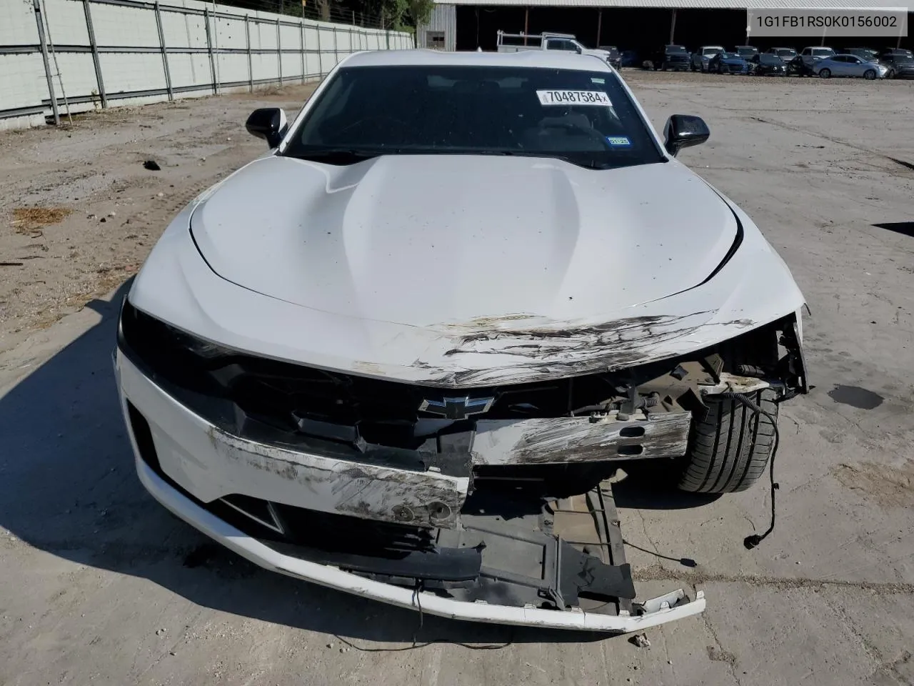 2019 Chevrolet Camaro Ls VIN: 1G1FB1RS0K0156002 Lot: 70487584