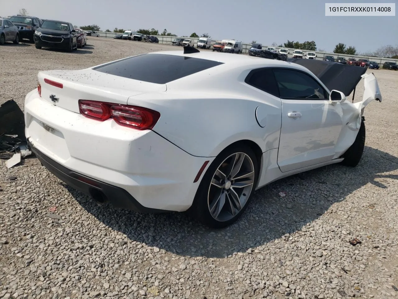 2019 Chevrolet Camaro Lt VIN: 1G1FC1RXXK0114008 Lot: 70623814