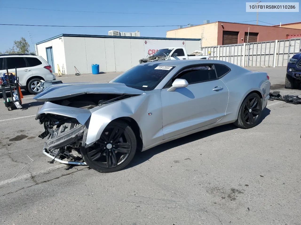 2019 Chevrolet Camaro Ls VIN: 1G1FB1RS8K0110286 Lot: 70912004