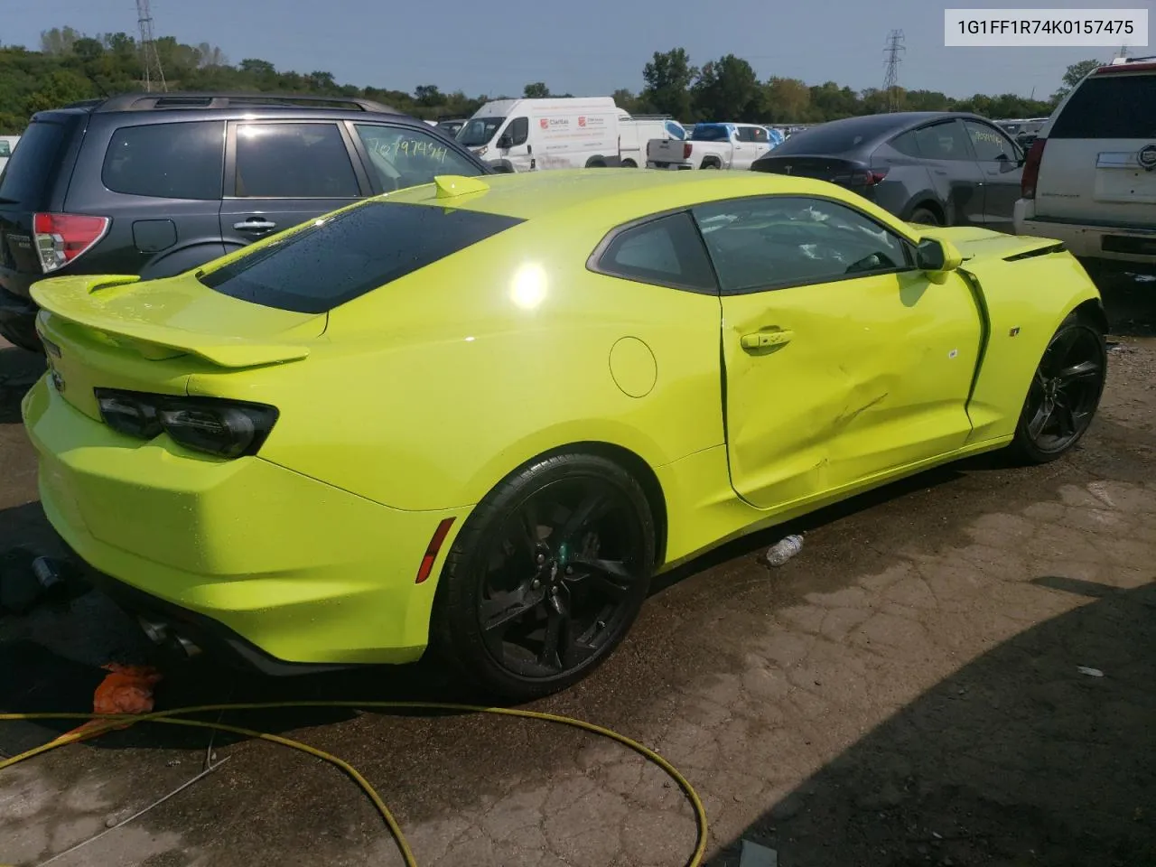 2019 Chevrolet Camaro Ss VIN: 1G1FF1R74K0157475 Lot: 70970324